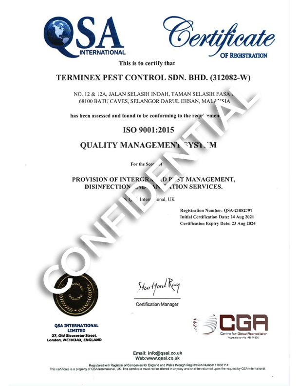 Terminex Pest Control Sdn. Bhd. Pest Control Pest and Termite Treatment Malaysia